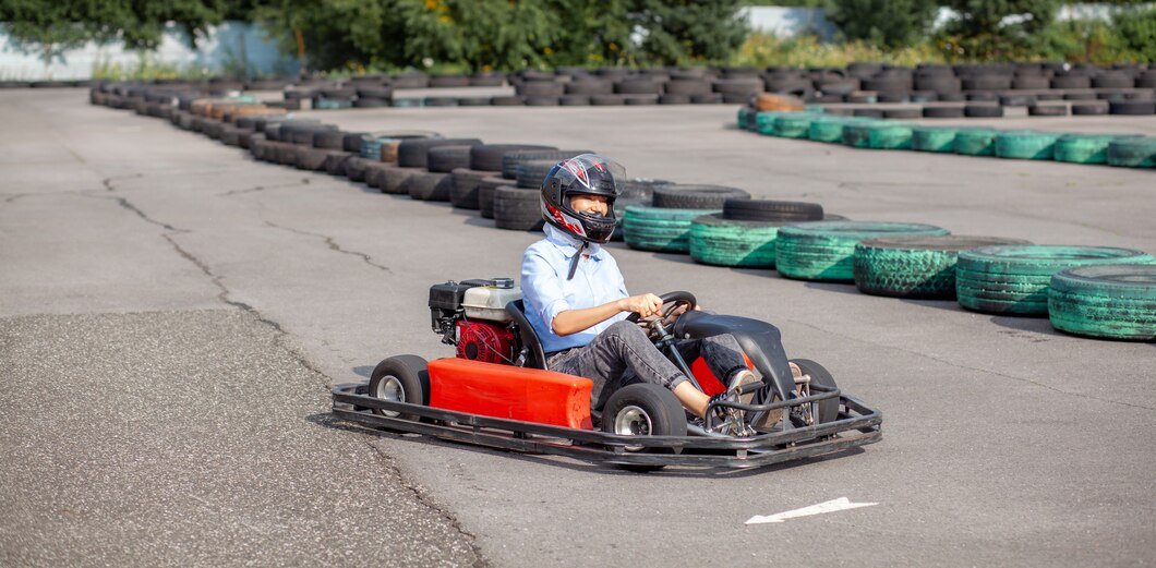 Karting - Grand Prix Race on an outdoor track