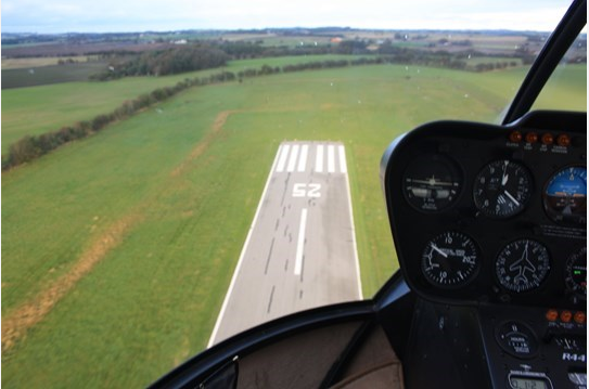 Forårshelikopterrundflyvning over Randers 7-8 min.