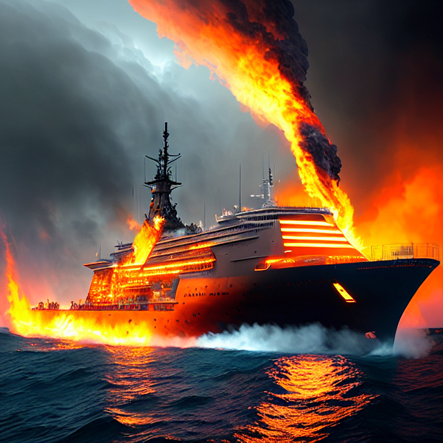 Fire (safety) at sea