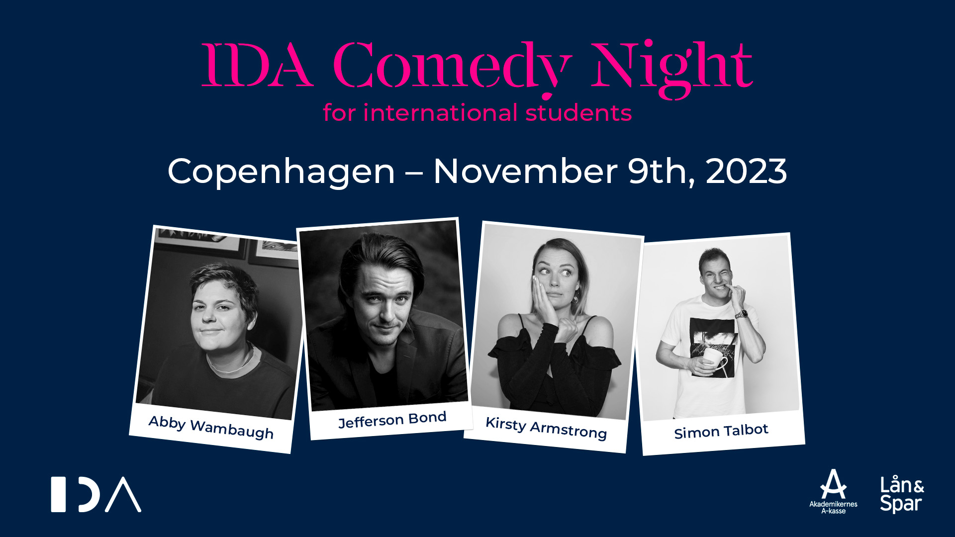Bus from Kalundborg/RUC AND ticket for IDA Comedy Night - International 2023