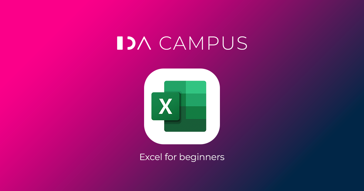 Excel for beginners