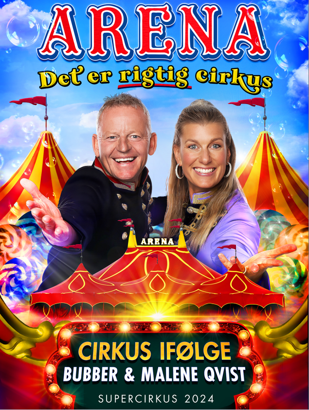 Cirkus Arena ifølge Bubber og Malene Qvist - Hjørring