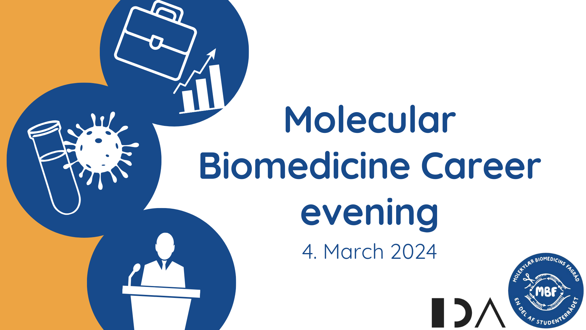 Molecular Biomedicine Career evening - Molbo X IDA