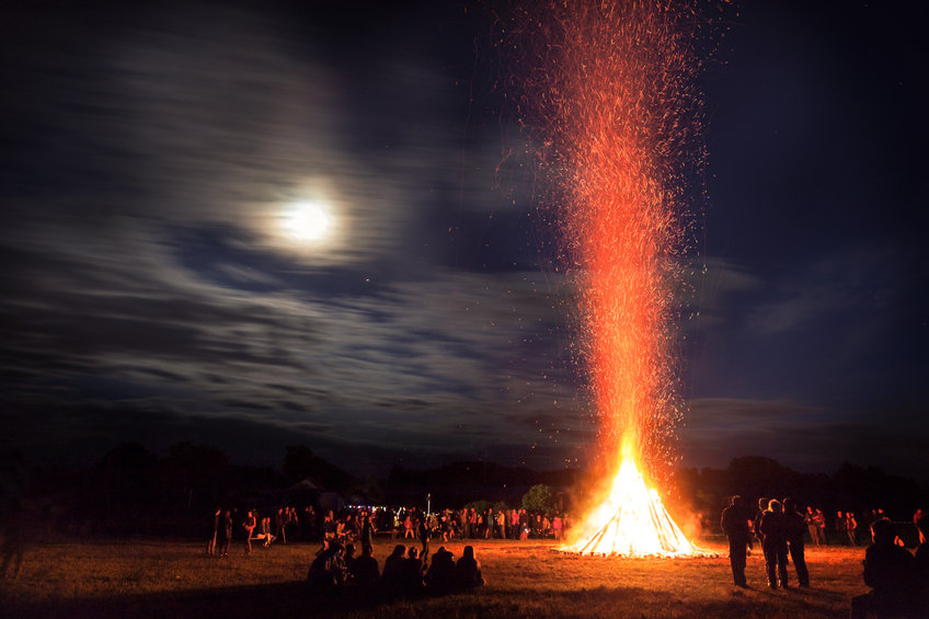 Grill and bonfire at Bryggen