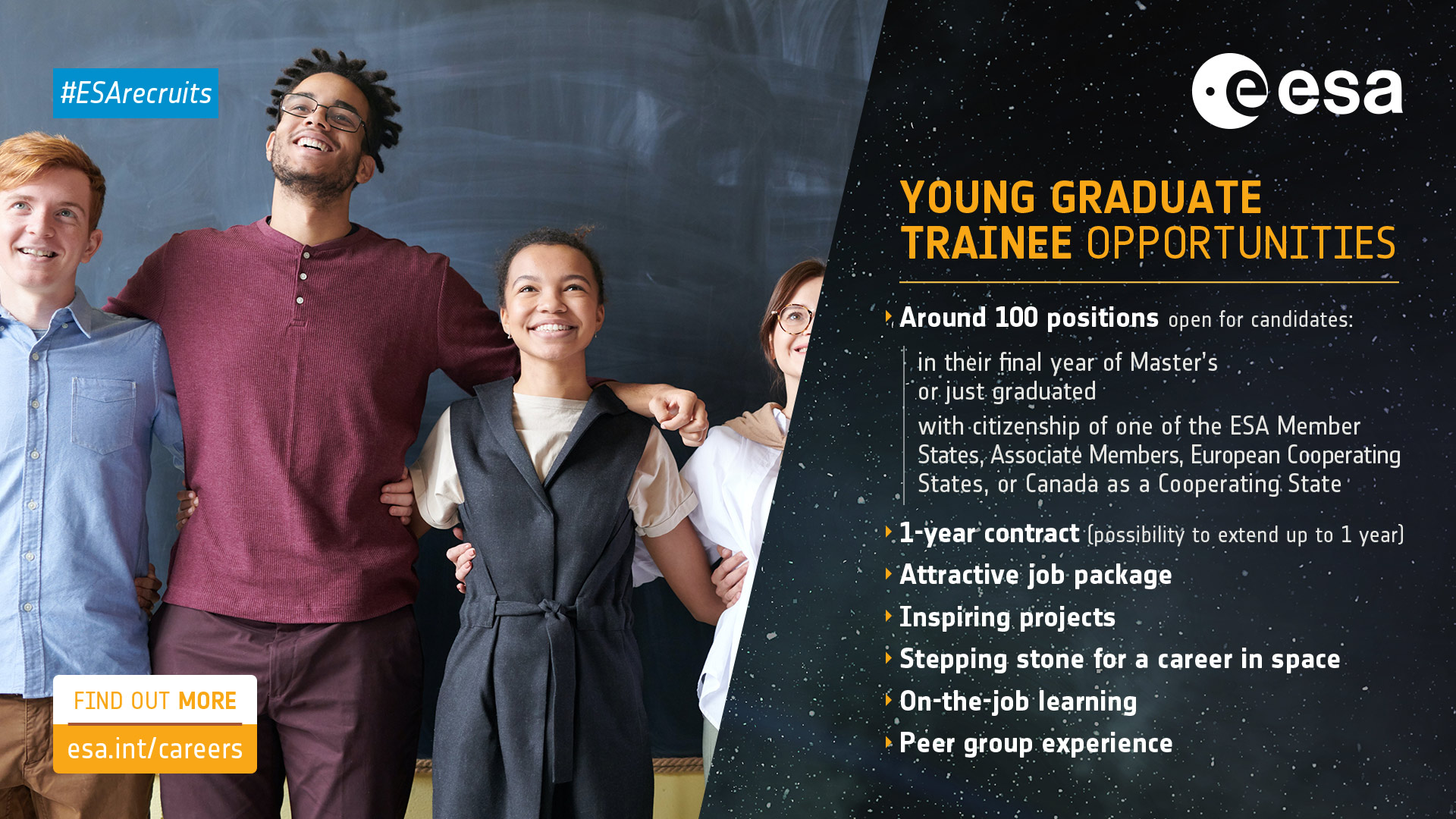 Start your career at European Space Agency