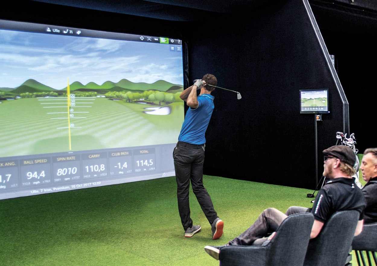 Indoor golf hos Eagle Golf (Hørsholm)/ Indoor golf at Eagle Golf (Hørsholm)