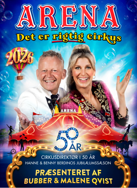Cirkus Arena - cirkusdirektion fejrer 50 års jubilæum